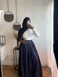 Jupe trapèze jean